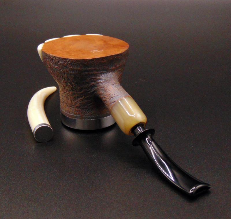 Rdpipes 195 Blasted Elephant's Foot w/Military Bit & Tusk Tamper