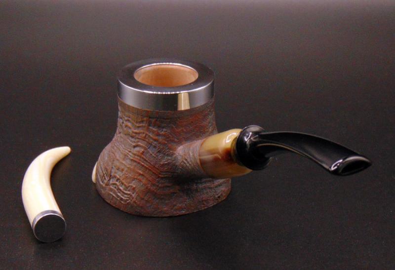 Rdpipes 195 Blasted Elephant's Foot w/Military Bit & Tusk Tamper