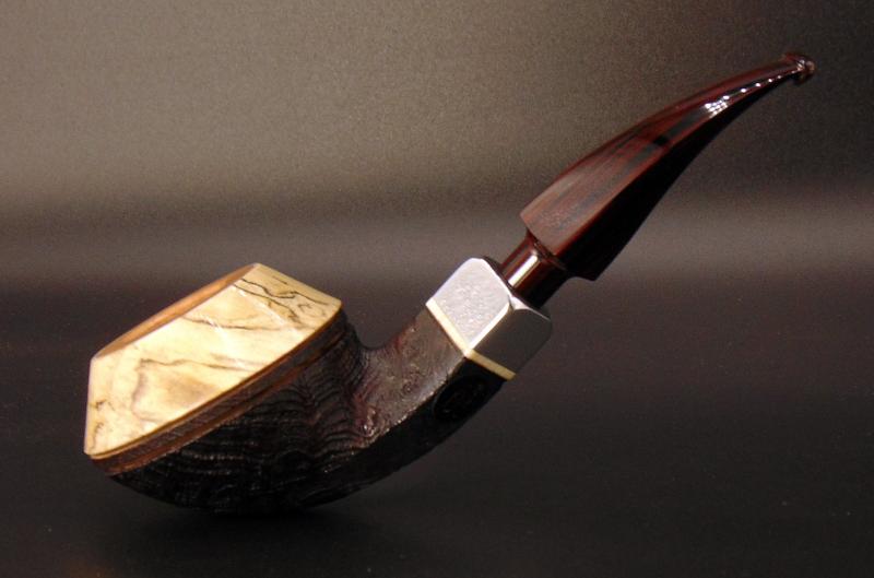 Rdpipes 198 Blasted Bulldog w/Spalted Pecan cap